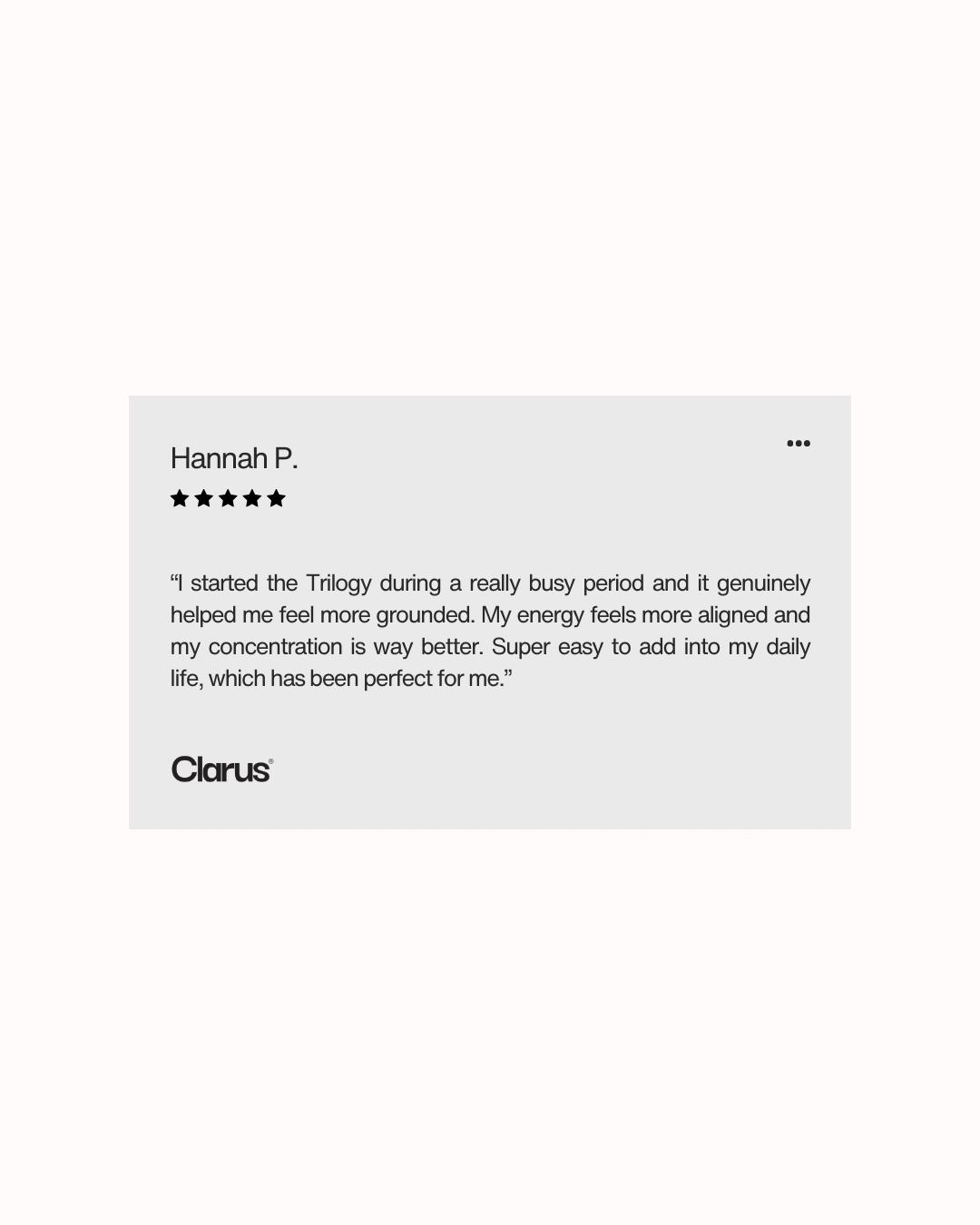 Clarus Trilogy³