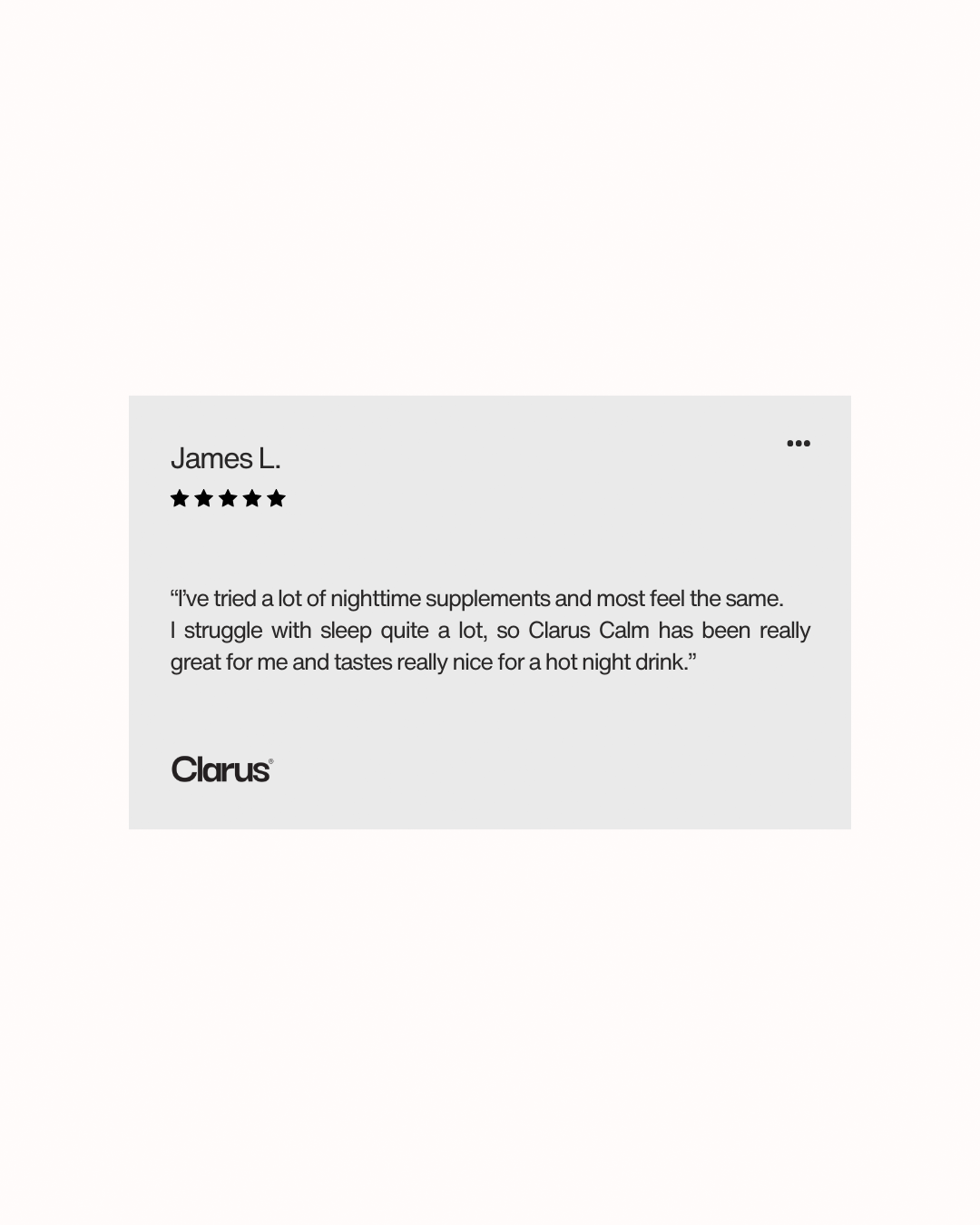 Clarus Calm | Nighttime Sleep Drink