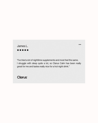 Clarus Calm | Nighttime Sleep Drink