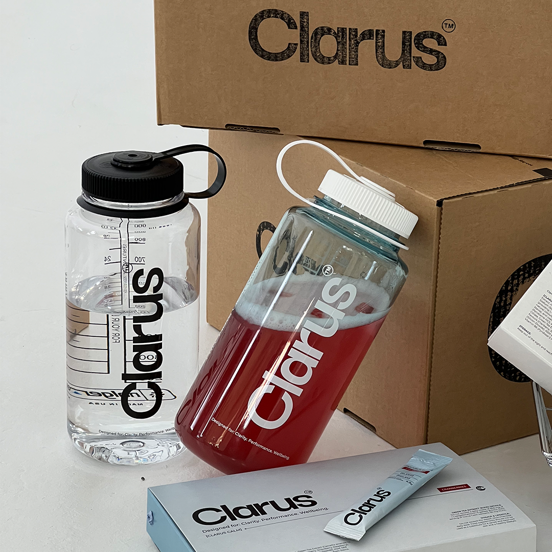Clarus Glass Water Bottle